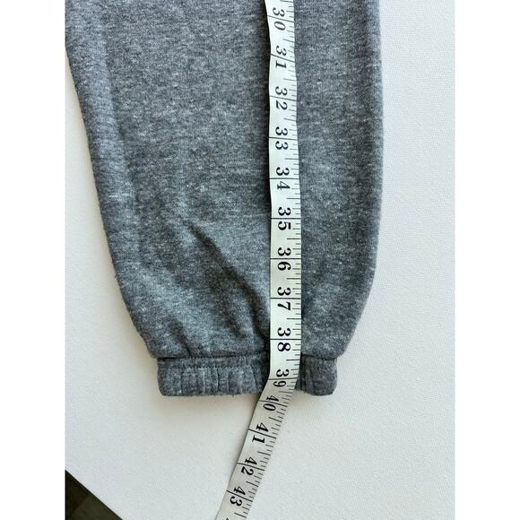 Aviator Nation Bolt Heart Cotton Blend Joggers In Heather Grey size S - Picture 7 of 10